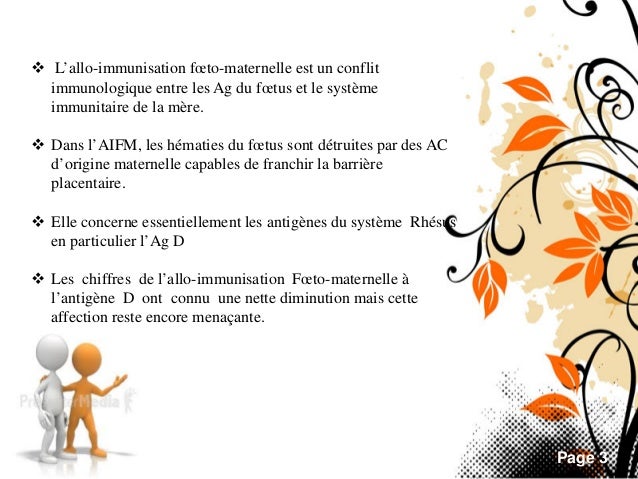 allo immunisation foeto maternelle